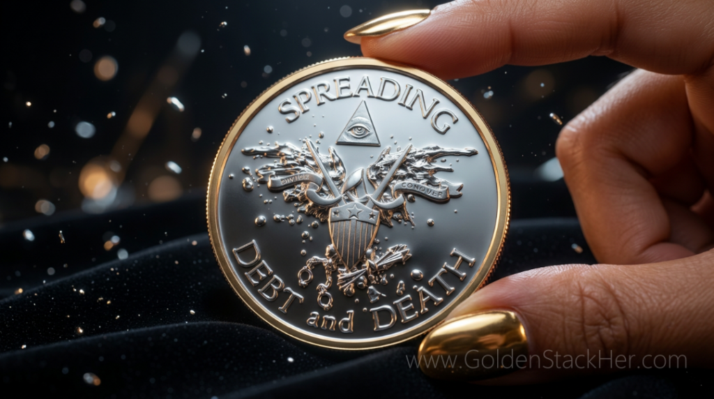 artistic 2-ounce silver coin